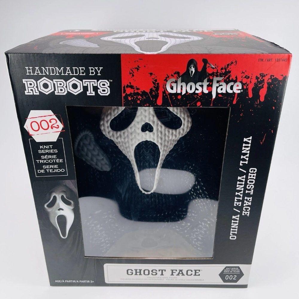 NEW GHOST FACE Lives Handmade by Robots Vinyl knit figure Officially Licensed